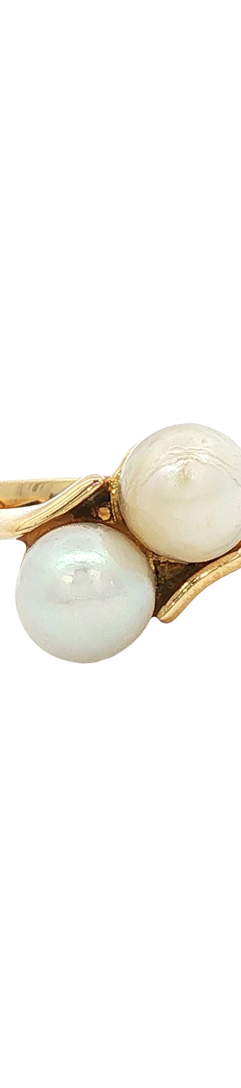 Vintage Gold Ring with Pearl
